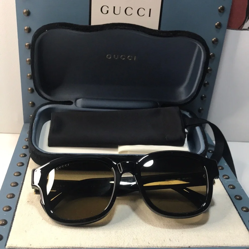 Luxury New Authentic Gucci GG1140SK 003 Sunglasses ✨